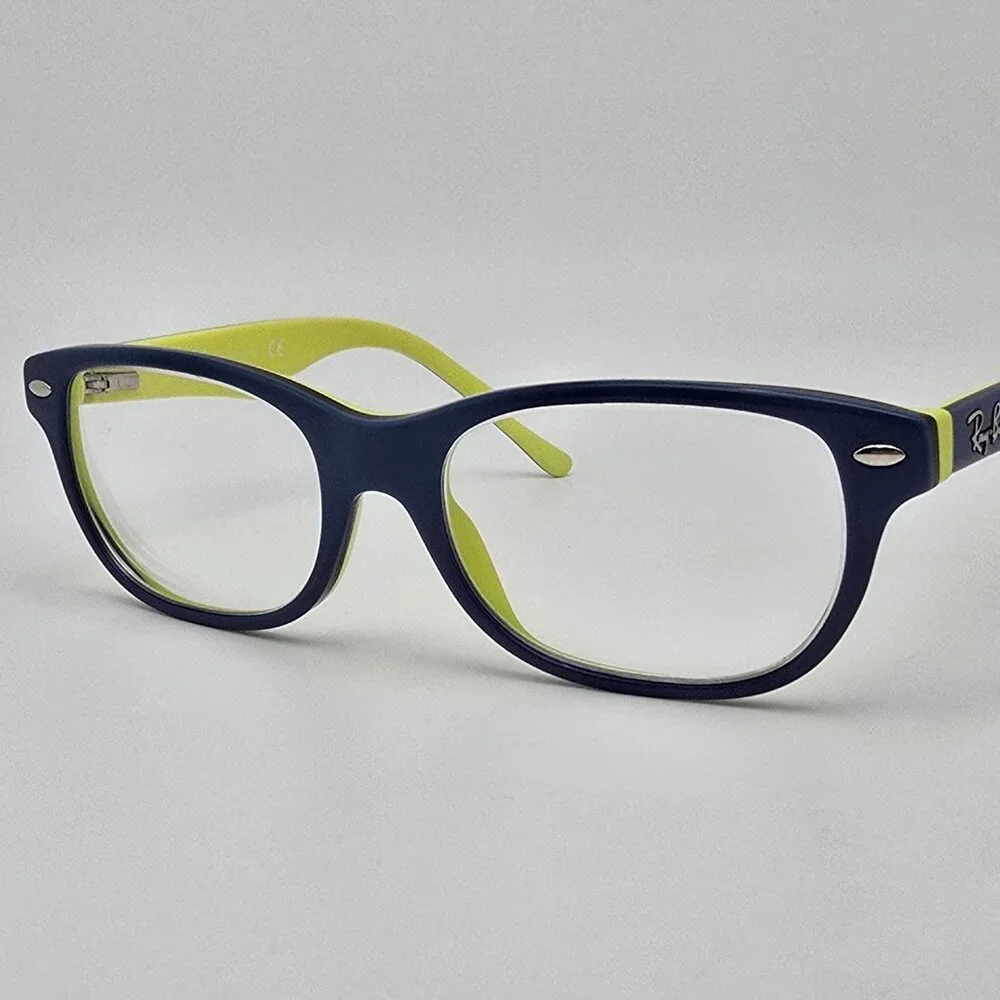 Ray-Ban RB1555 3819 Top Blue on Yellow Kids Eyeglasses Frame w/ Flexhinge 48mm
